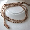 ANTIQUE VICTORIAN 14ct ROSE GOLD MUFF/GUARD CHAIN 