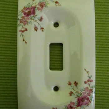 ASIAN BLOSSOM - Single Light Switch (PORCELAIN) Plate/Cover