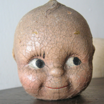 Large old kewpie doll head