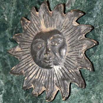 Lead or Zinc Sun - Victorian Era
