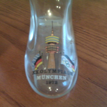 1972 Beer boot from the XX Olympics in Munich Germany - Breweriana