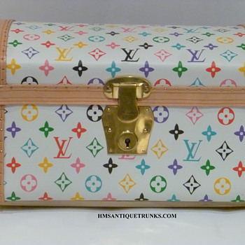 Louis Vuitton Jenny Lind Homage Toy, Doll Antique Trunk #1 - Furniture