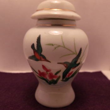 Small Urn With Hummingbirds - Art Pottery