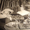 Early photograph of Doctor with SKULL