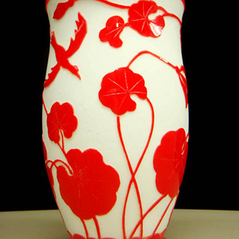 Kralik - Cameo Styles #7 - Peking style  - Art Glass