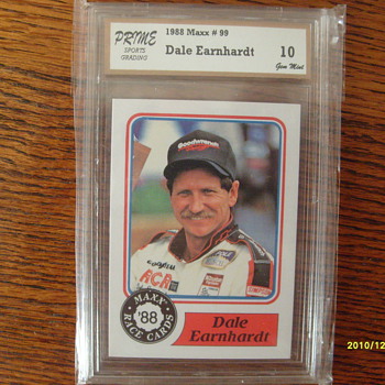 Dale Earnhardt Rookie Card 1988 Maxx#99