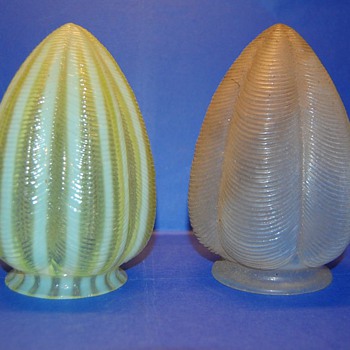 Two Shades same shape different Glass - Glassware