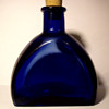 Unknown odd shape old Blue Bottle