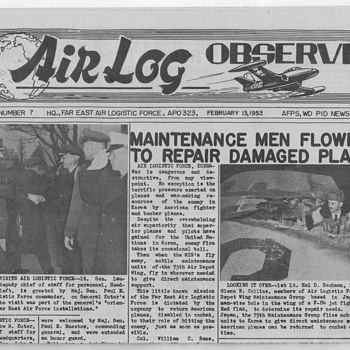 1953 Air Log Observer Newspaper
