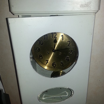 Rough old? Largo Gong wall clock with pendulum.