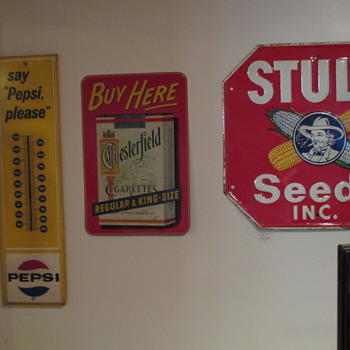 Advertising Signs Collected over the Years - Advertising