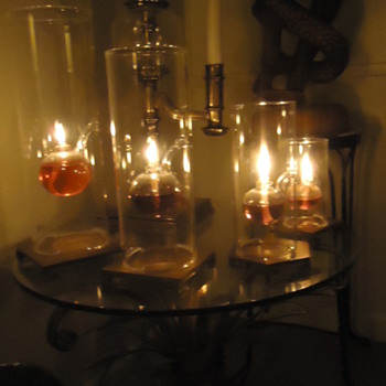 Beautiful handblown oil lamps, by Jon Wolfard and a good story! - Lamps