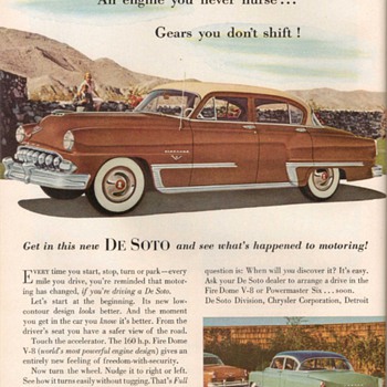 1953 - DeSoto Advertisement
