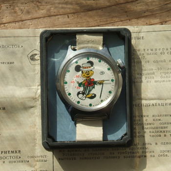 Soviet (CCCP Marked) Mickey Wristwatch  - Wristwatches