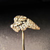 Diamond studded Eagle wing stick pin. 