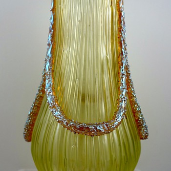Loetz Empire, gelb Texas mit Silber, PN II-2580, ca. 1905 - Art Glass