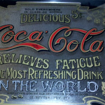 Coca-Cola mirror / Tray