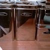 Mid Century Cannette Chrome Kitchen Canisters