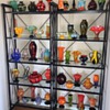 Czech Deco Exported Glass Collection On Display...  some of it anyway :)