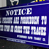 Interborough Rapid Transit Company IRT Subway Porcelain Sign