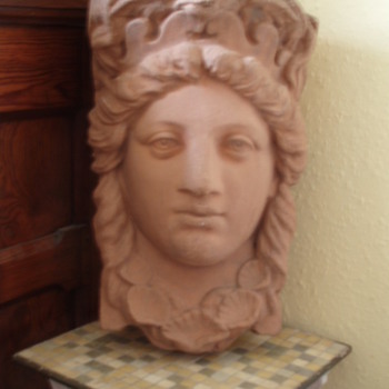 Terracotta Head - Maybe Neptune's Wife?  Help!