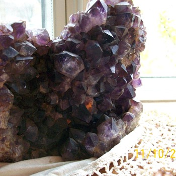 Brazilan Amethyst Dark Purple 8" Tall 
