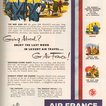 1952 - Air France Advertisement