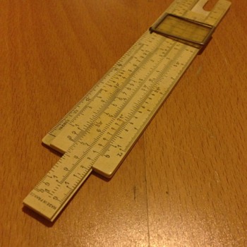 A lovely old ivory ruler  - Office