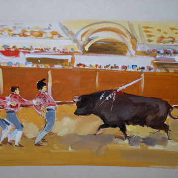 Original Art Of Bullfighters