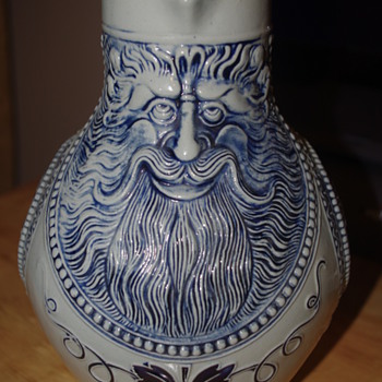 Large Made in Western Germany Stein - Father Christmas - Can't identify mark - help!! :)
