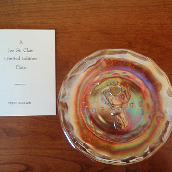 Joe St. Clair Limited Edition Plate - Glassware