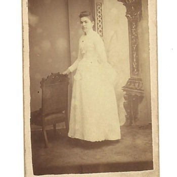 CDV of Louvina (Mitchell) Call - Photographs