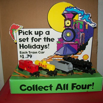 Shell train counter display