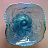 AQUA BLUE COMPOTE 1900'S NORTHWOOD OR DUGAN?