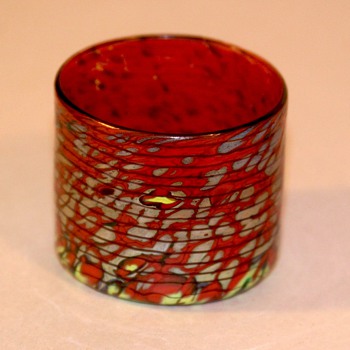 Dale Chihuly shot glass - Art Glass
