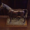 Spelter/Bronze Horse Statue