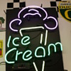 New ice cream neon 