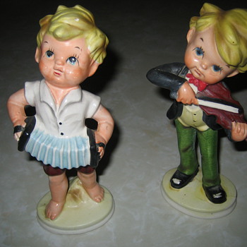 Vintage Magical Mucisians - Art Pottery