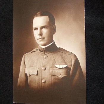 WW1 era Army Pilot with wings - Photographs