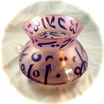 Moser Mosque Lamps, circa 1897 - Art Glass