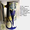 Rare American Belleek BIRD Vase