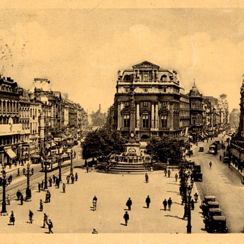 Postcard - Bruxelles, Belgium 1932