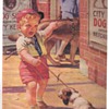 picture of Boy and dog going to a dog show