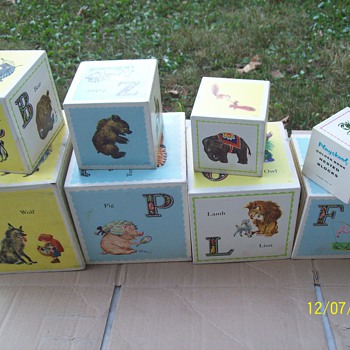 Vintage wooden Playskool Nested Blocks