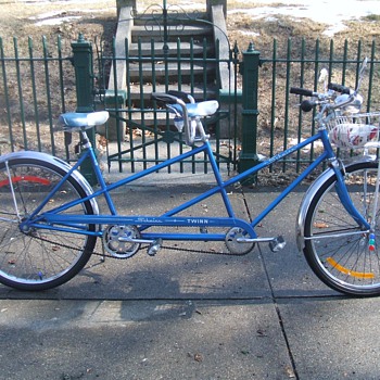 my 1964  schwinn  tandem  bicycle  