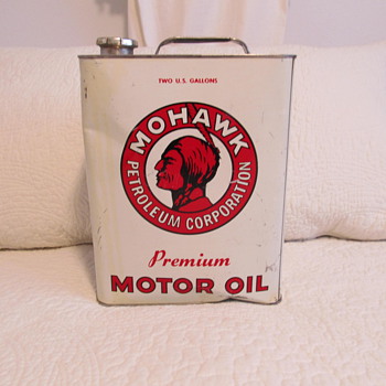 Mohawk motor oil can..