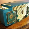 Blue Green Zenith Clock Radio