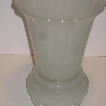 Vase and Stand Glass - Art Glass