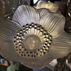 Lalique Crystal Anemone Flower Paperweight "DALHIA"