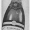 1950 Bollinger Champagne Advertisement